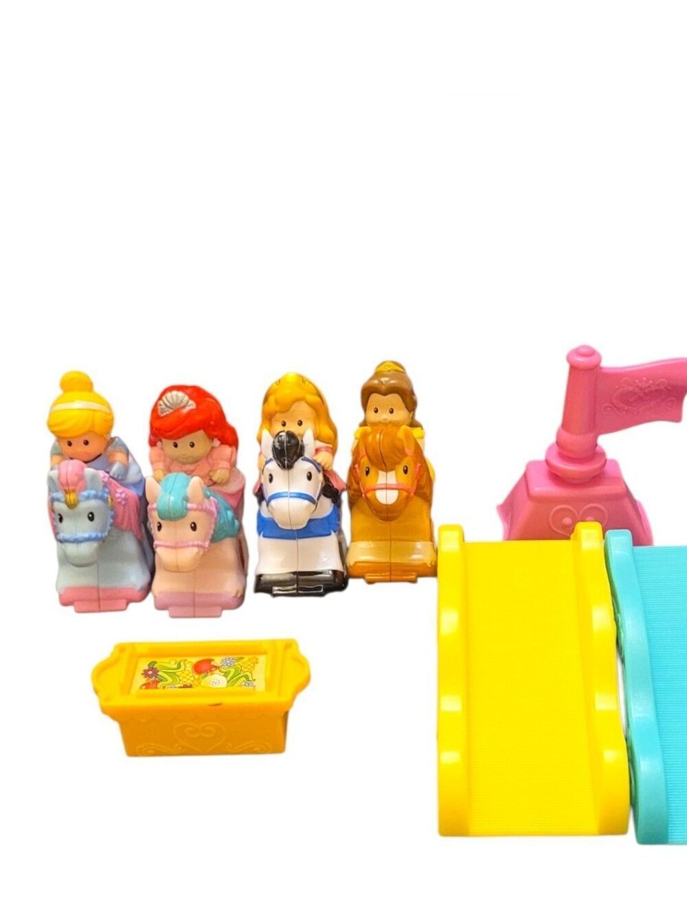 Fisher Price Little People Clip Clop Princess Figures & Accessories Bundle OS